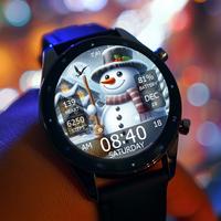Key WF55 Snowman Watch Face تصوير الشاشة 1