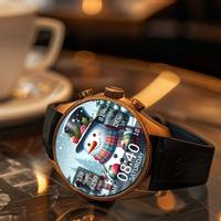 Key WF55 Snowman Watch Face تصوير الشاشة 3