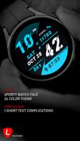 Sporty Watch Face 024 पोस्टर