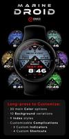 Marine Droid - watch face скриншот 1