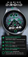 Marine Droid - watch face скриншот 2
