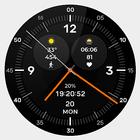 Orange Classic Minimal watch 4 biểu tượng