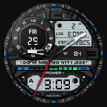 MD296 Analog watch face