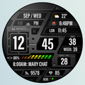 MD300 Digital watch face