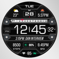 MD313 Digital Watch Face