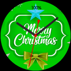 Merry Christmas Ribbon Color icon