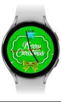 Merry Christmas Ribbon Color poster