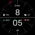 Minimal Black Watch Face