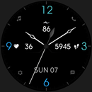 Minimal Black Watch Face APK