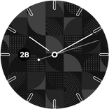 black and white watch minimal