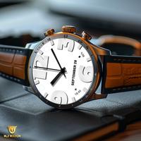 MJ160 Big Minimal Analog Watch الملصق
