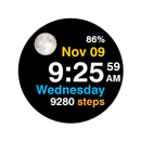 Moon Steps Watch Face APK