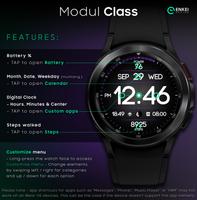 Modul Class digital watch face 스크린샷 3
