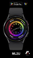 ML2U 165 Watch Face captura de pantalla 3