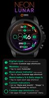 NEON Lunar - watch face screenshot 3