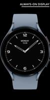 برنامه‌نما Night 45 - watch face عکس از صفحه