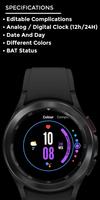 Night 49 - watch face স্ক্রিনশট 3