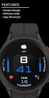 Night 50 - watch face ảnh chụp màn hình 1