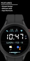 Night 51 - watch face स्क्रीनशॉट 1