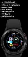 Night ver 08 - watch face imagem de tela 3
