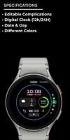 Night ver 29 - watch face captura de pantalla 3