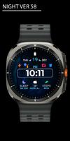 Night ver 58 - watch face الملصق