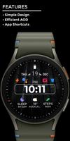 Night ver 58 - watch face تصوير الشاشة 1