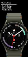 Night ver 62 - watch face اسکرین شاٹ 1