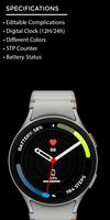 Night ver 62 - watch face اسکرین شاٹ 3