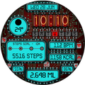 GAS NIXIE URX104 Watch face