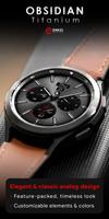 OBSIDIAN Titanium - watch face poster