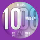 Oogly Colour Digital Watch APK