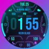 Neon Attack Watch Face 037 APK
