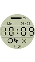 Old School Digital Watch Face Screenshot 2