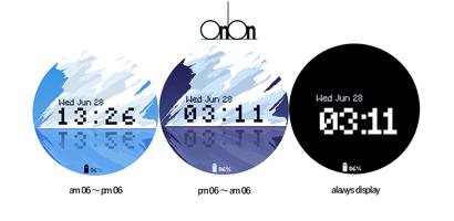 OniOn watchface 003 Pixel Poster