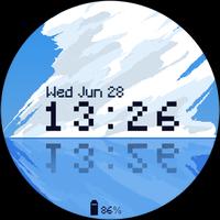 OniOn watchface 003 Pixel captura de pantalla 2