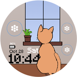 OniOn watchface cat pixel
