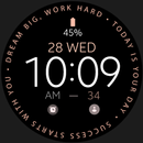 Pink Gold Inspire Watch Face APK