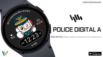 Police Digital A Plakat