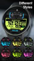 برنامه‌نما PRADO 01 Digital Watch Face عکس از صفحه