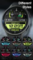 PRADO 02 Hybrid Watch Face syot layar 3