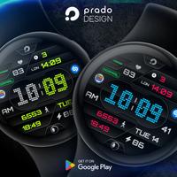 PRADO 19 Digital Watch Face Affiche