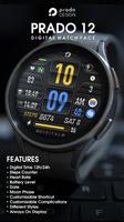 برنامه‌نما PRADO 12 Digital Watch Face عکس از صفحه