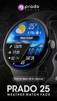 PRADO 25 Weather Watch Face تصوير الشاشة 1