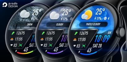 PRADO 25 Weather Watch Face الملصق