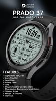 PRADO 37 Digital Watch Face الملصق