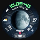 Moon Phase Space PRADO DESIGN أيقونة