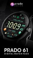 PRADO 61 Digital Watch Face Poster