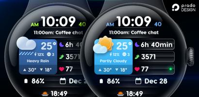 PRADO 71 Weather Watch Face Affiche