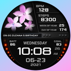 PW62 Digital Flower Watch Face ikon